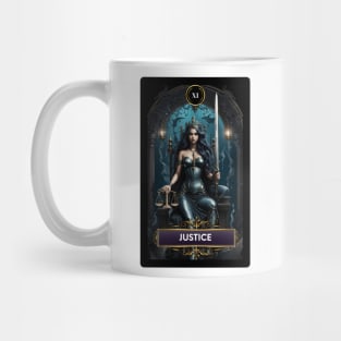 Justice Mermaid Tarot Cards Mug